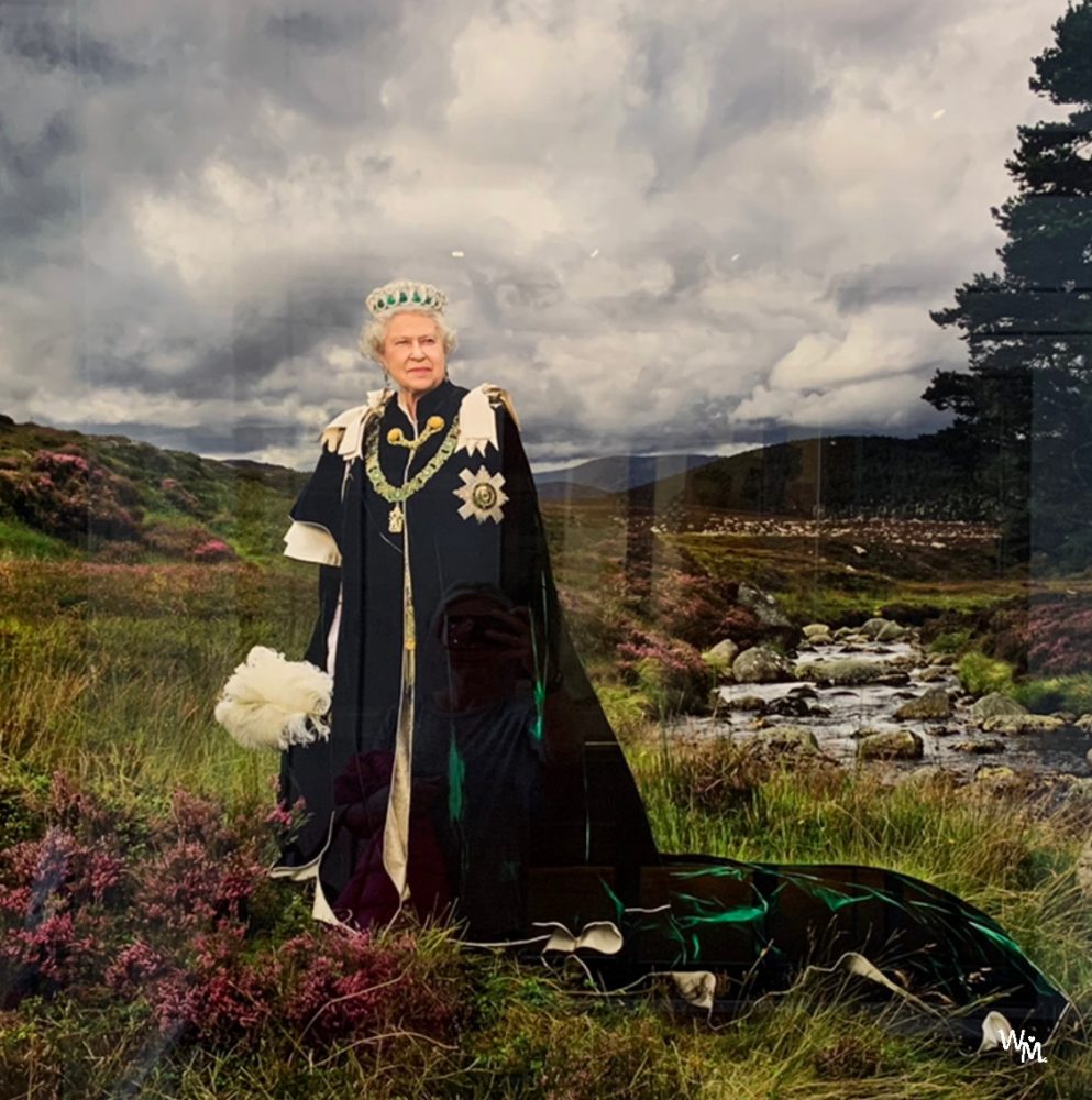 Portrait of Queen Elizabeth at the National Scottish Gallery