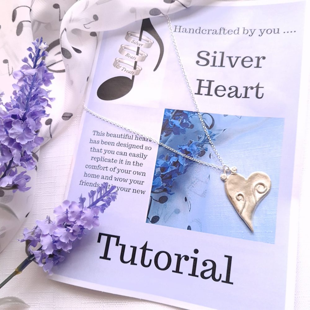 Valentine's Day gift - DYI silver heart kit